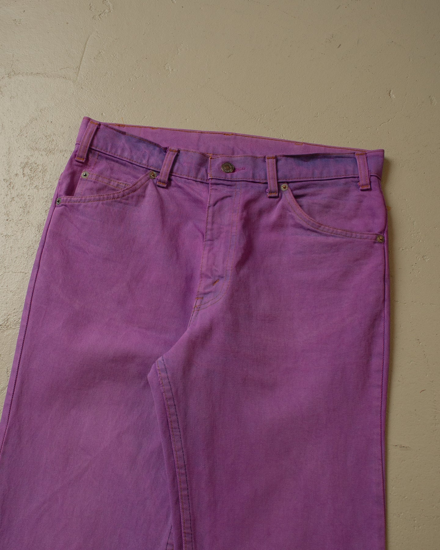 1980s Levi´s Orange Tab Flared Jeans purple - 31x33