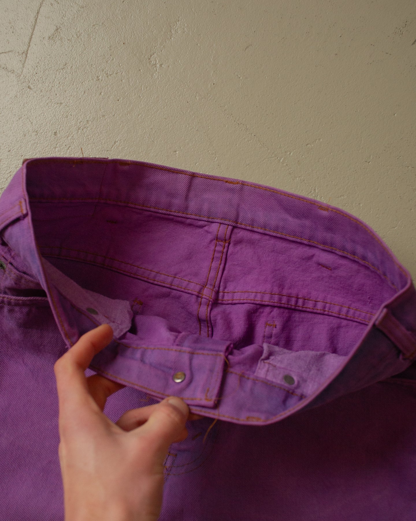 1980s Levi´s Orange Tab Flared Jeans purple - 31x33