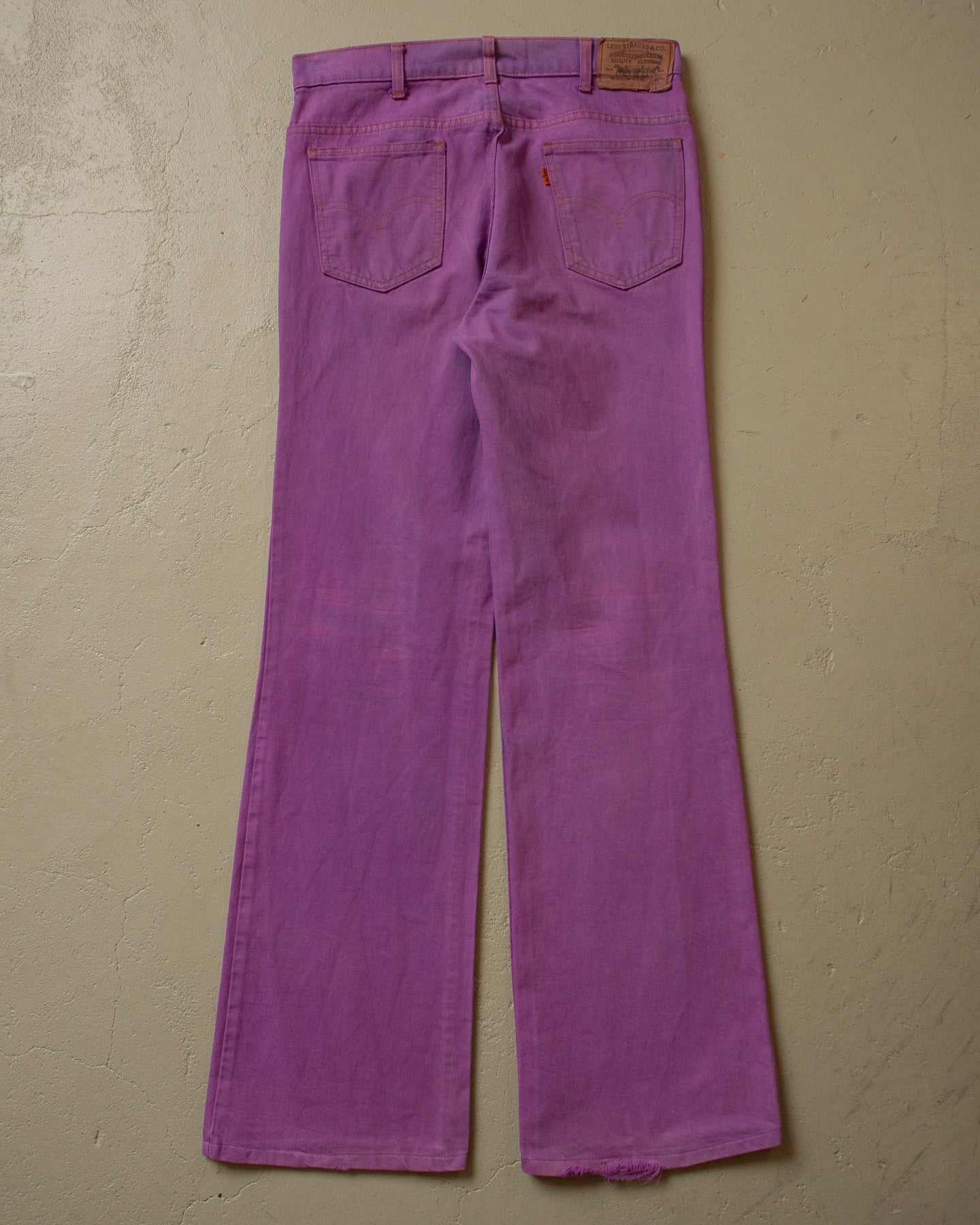 1980s Levi´s Orange Tab Flared Jeans purple - 31x33