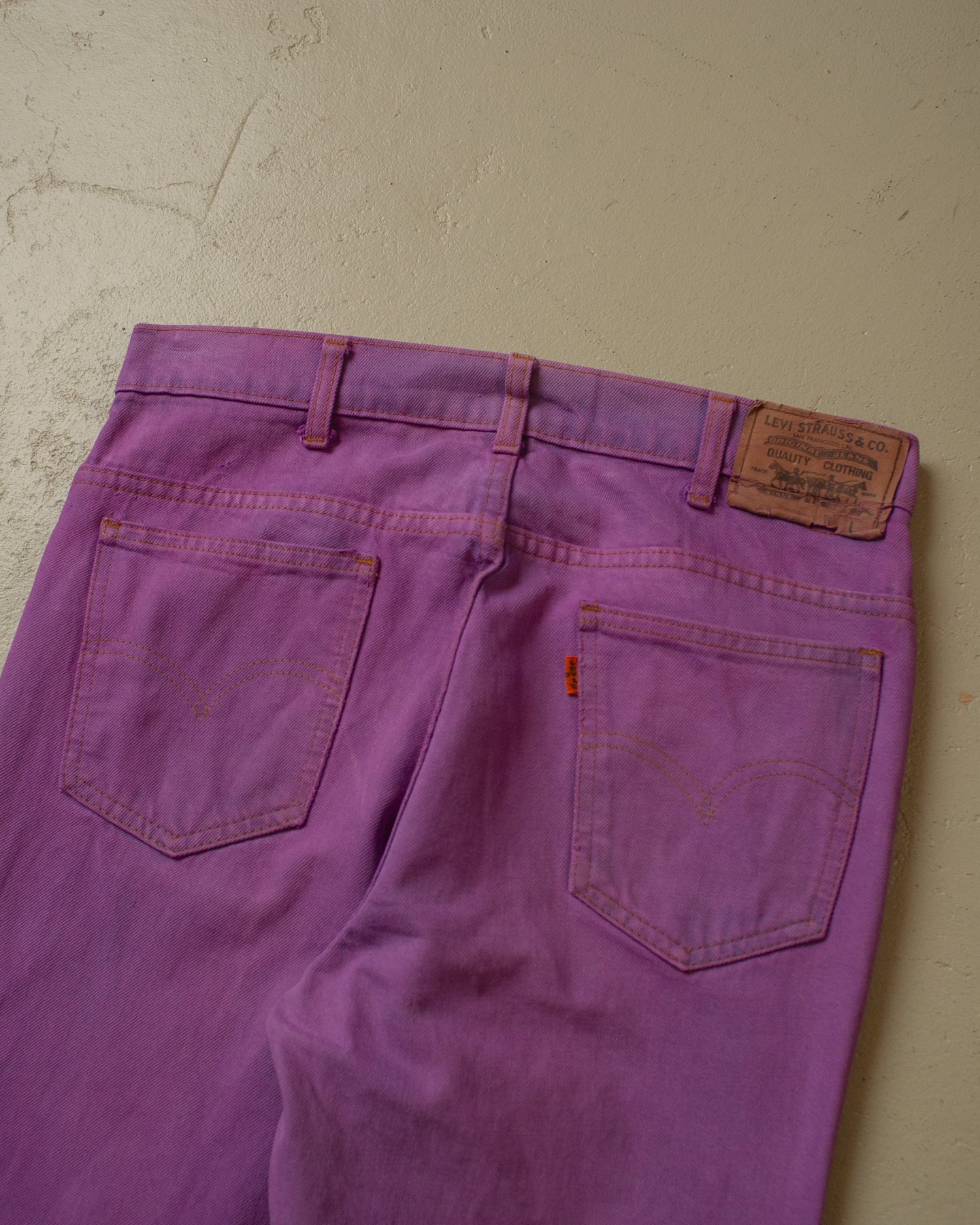 1980s Levi´s Orange Tab Flared Jeans purple - 31x33