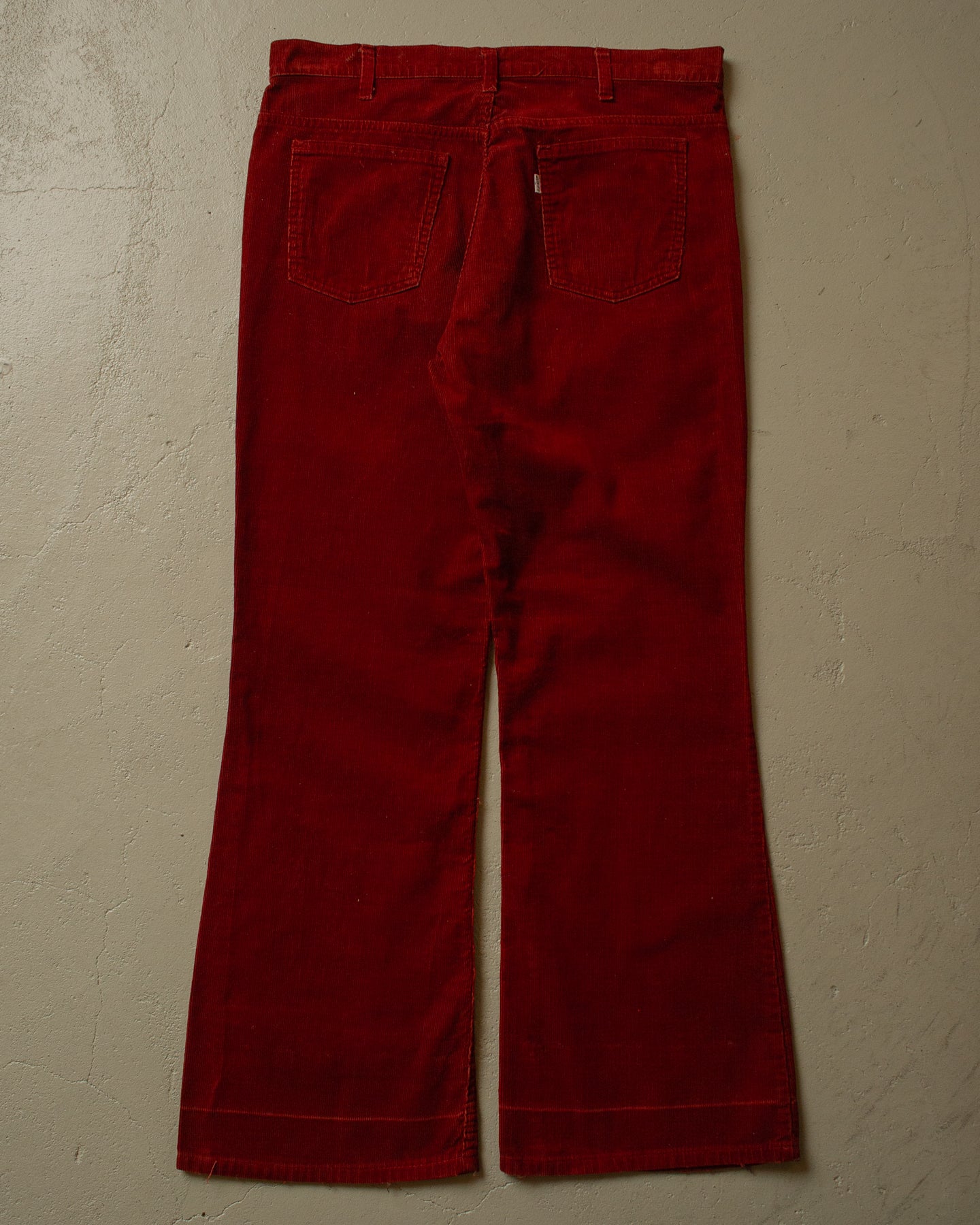 1977 Levi´s 546 Corduroy Flared Pants burgundy - 36x33