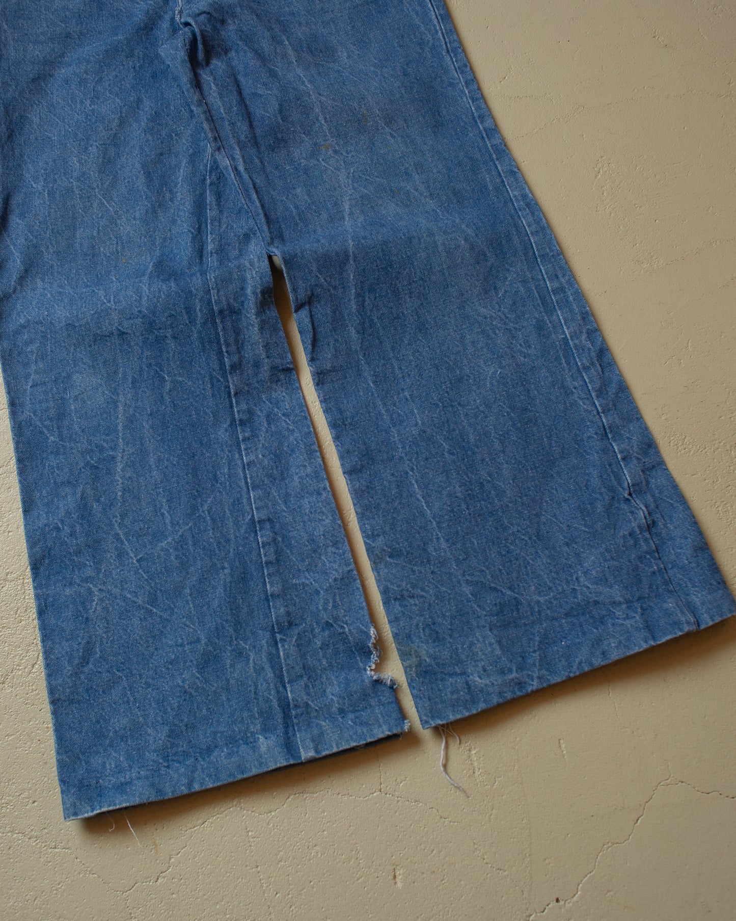 1980s Camel Flared Jeans - W34 L30