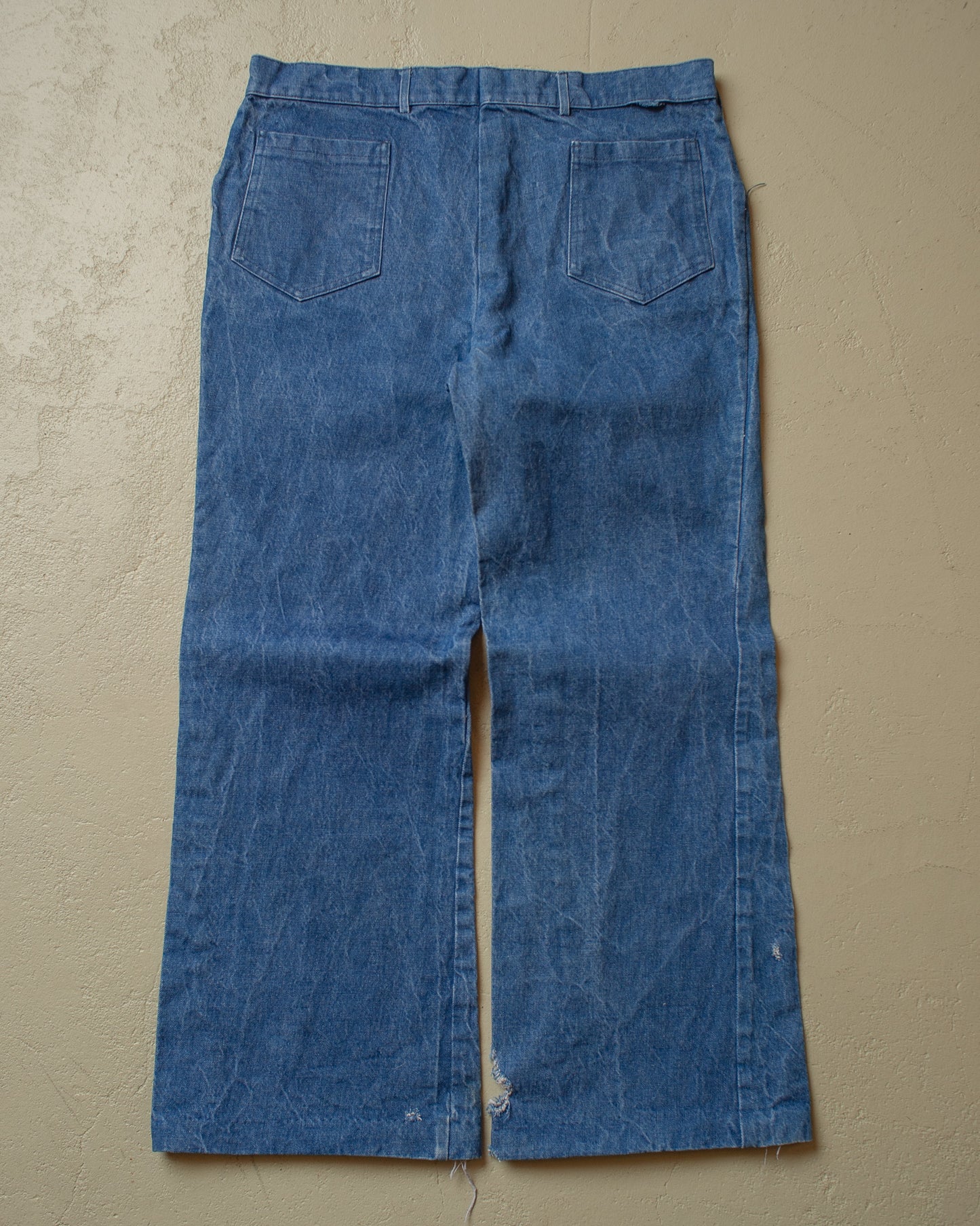 1980s Camel Flared Jeans - W34 L30