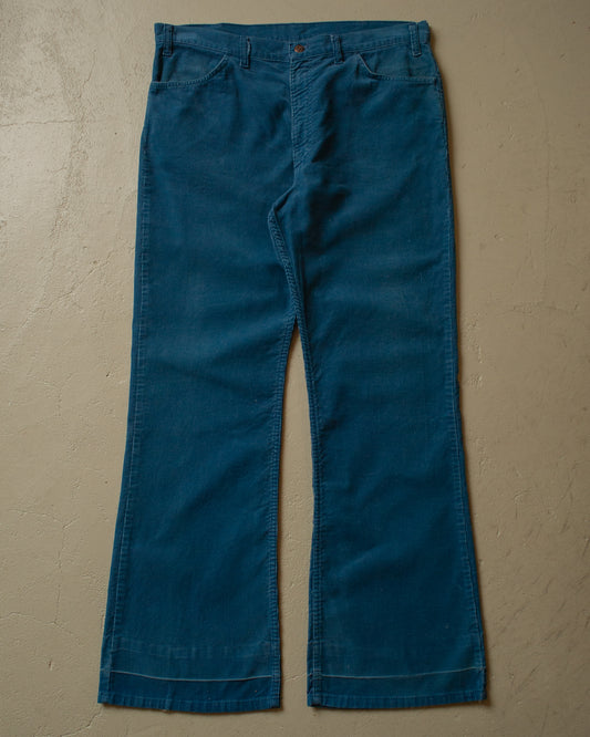 1979 Levi´s 646 Corduroy Flared Pants blue - 38x36