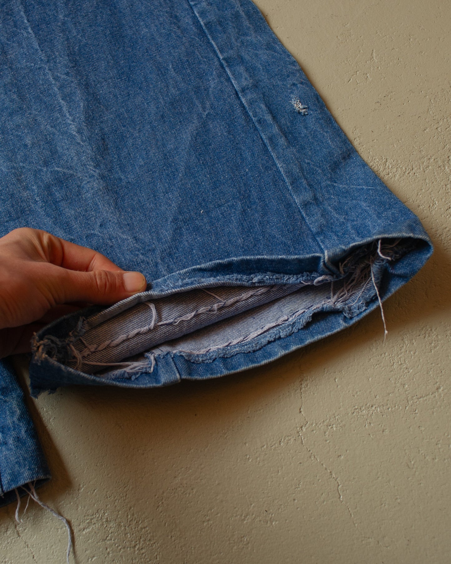 1980s Camel Flared Jeans - W34 L30