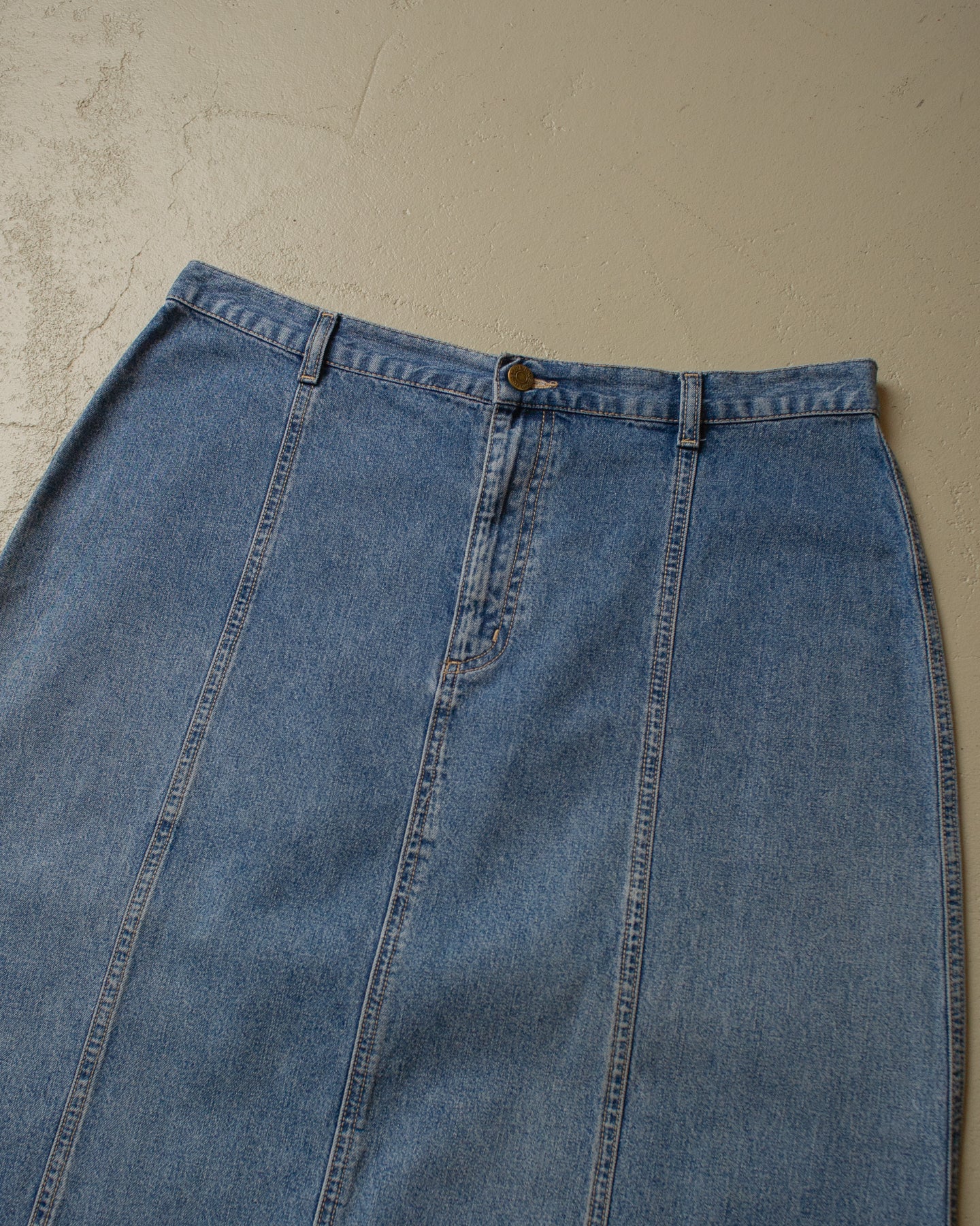 90s Eddie Bauer Denim Long Skirt blue - 35