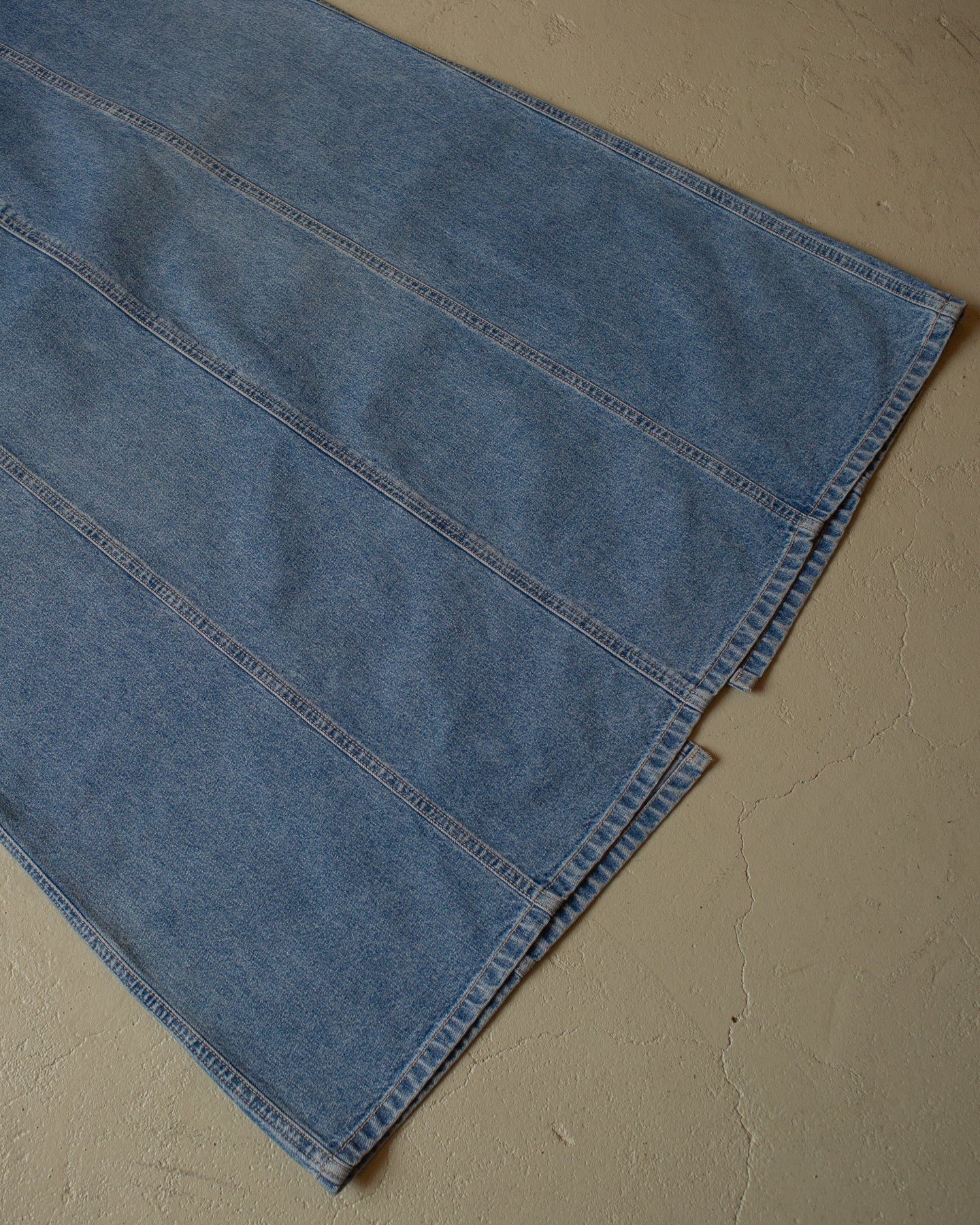 90s Eddie Bauer Denim Long Skirt blue - 35