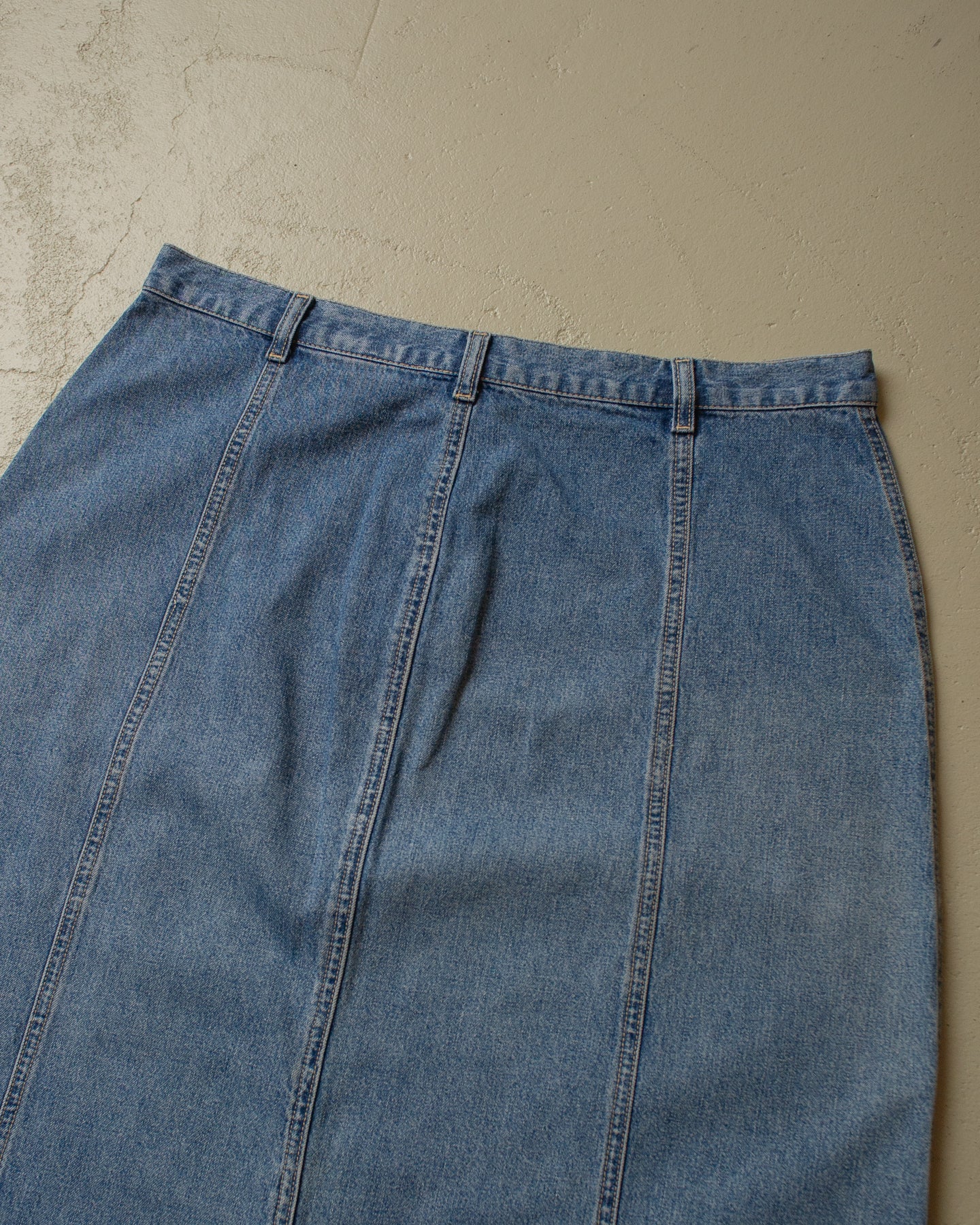 90s Eddie Bauer Denim Long Skirt blue - 35