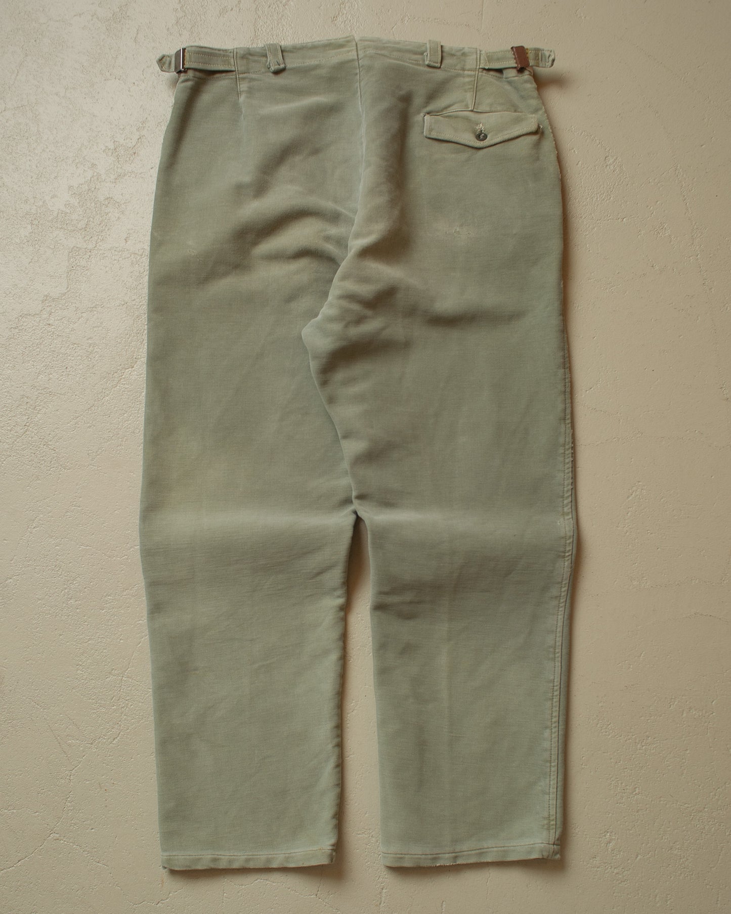 1950s Faded Workwear Pants khaki - W35 L30