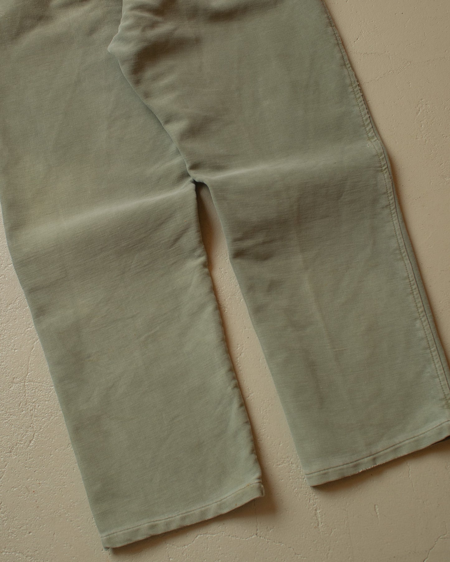 1950s Faded Workwear Pants khaki - W35 L30