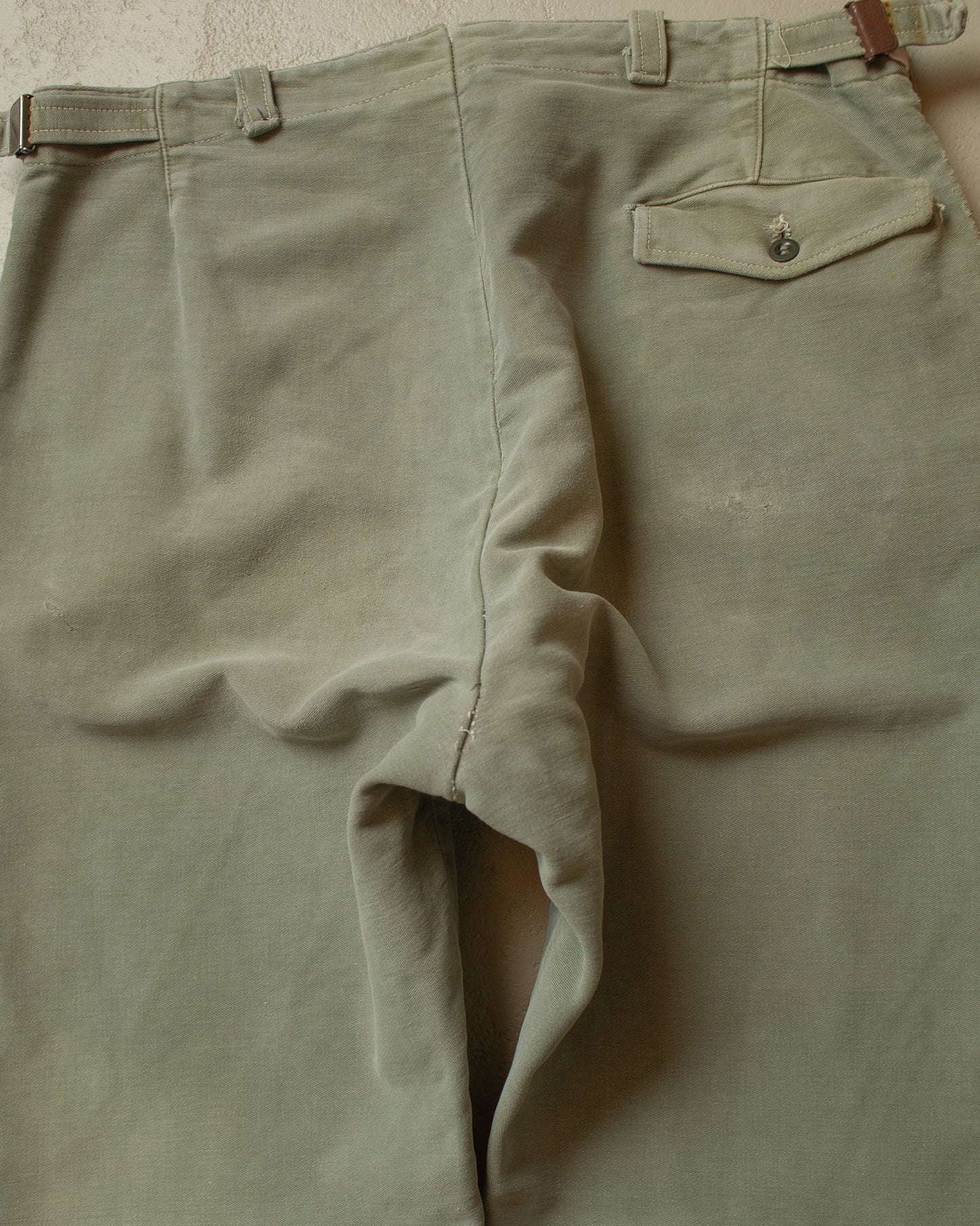 1950s Faded Workwear Pants khaki - W35 L30