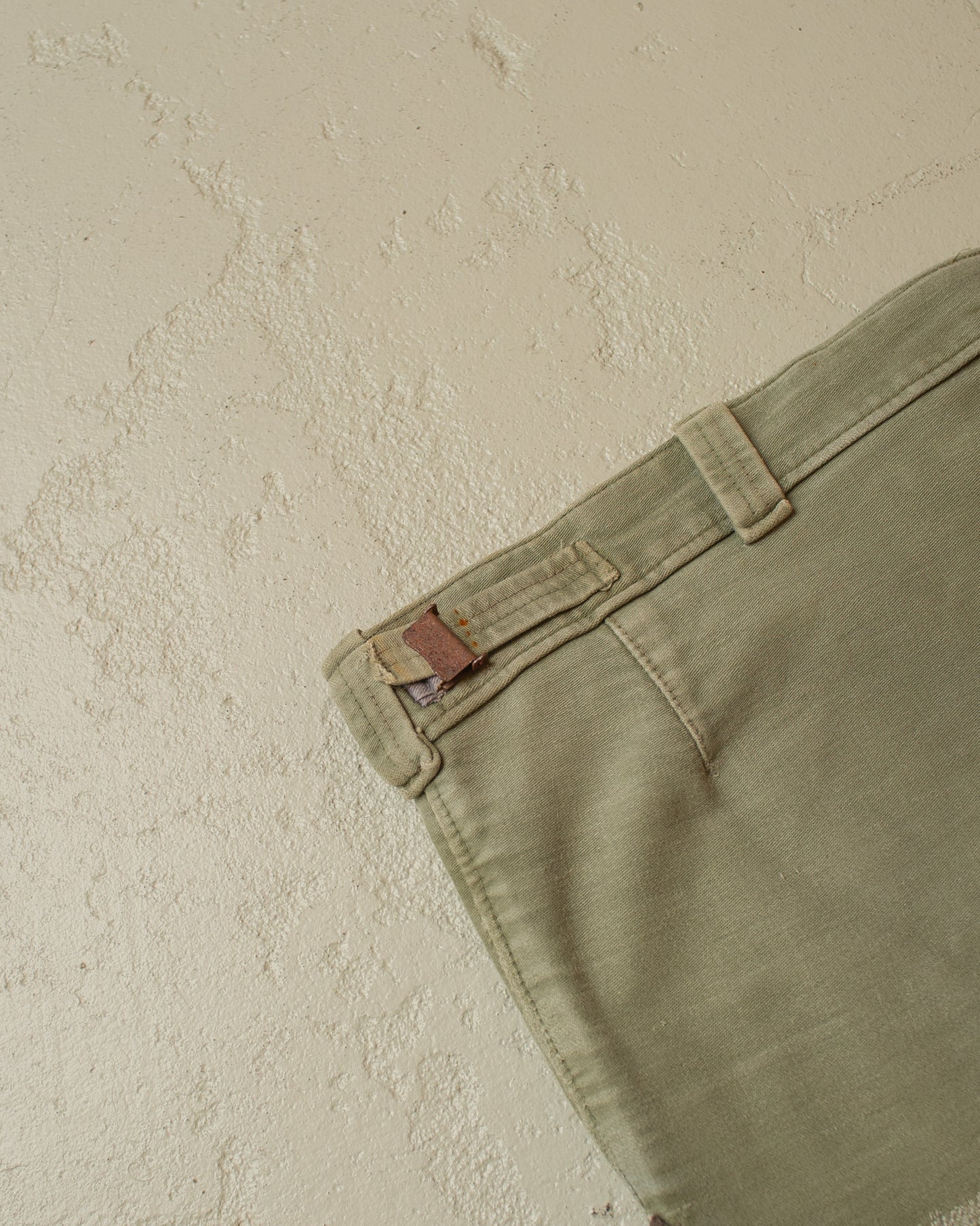1950s/60s Faded Workwear Pants khaki - W38 L33