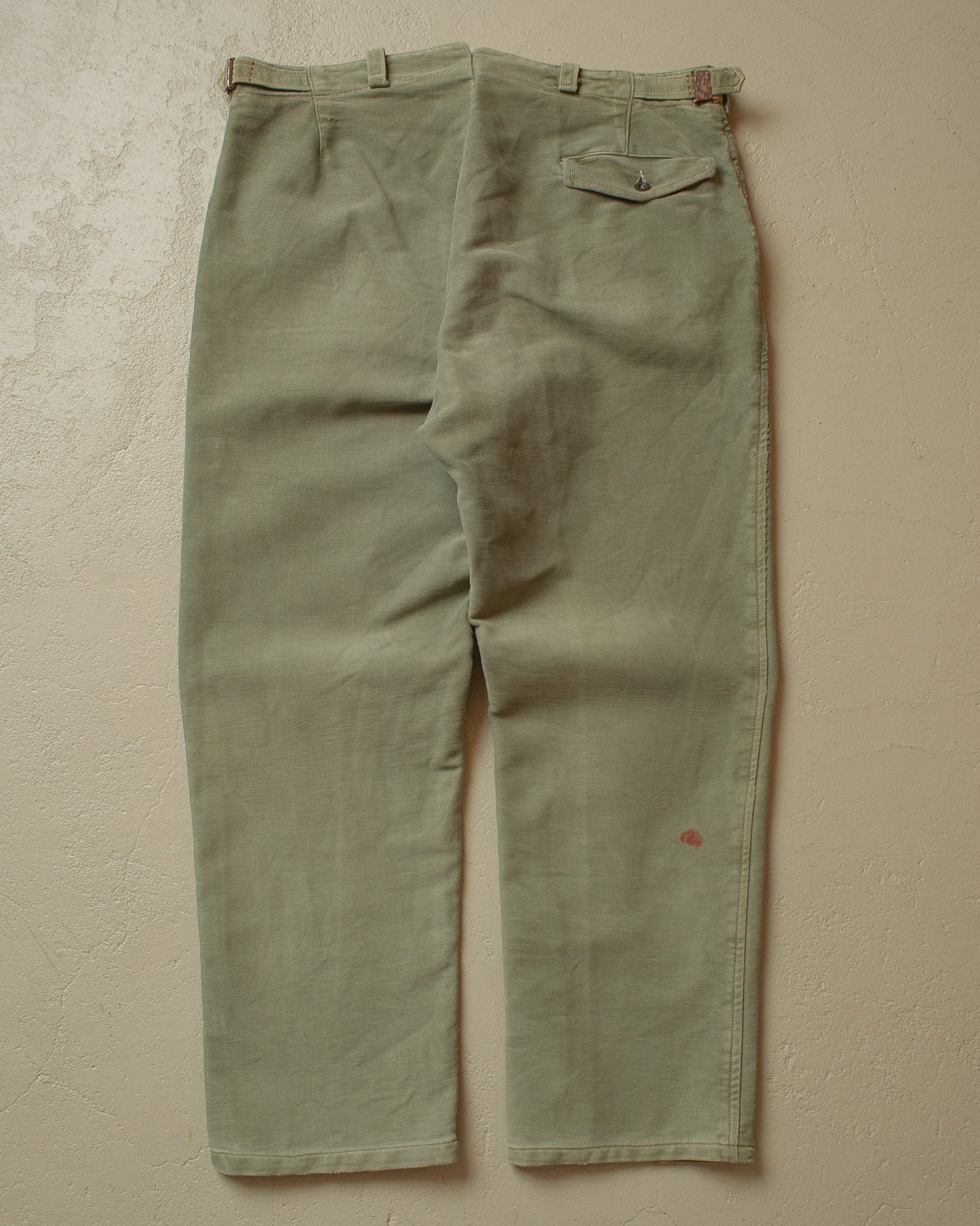1950s Faded Workwear Pants khaki - W36 L30