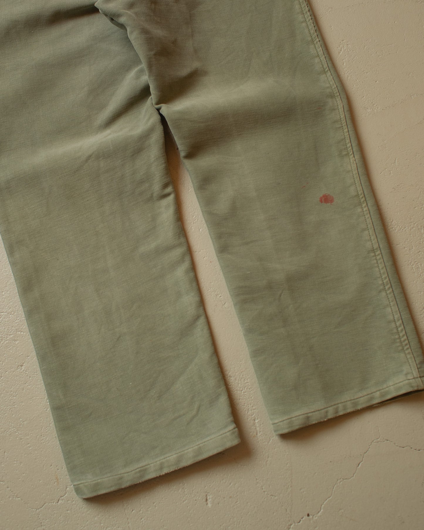 1950s Faded Workwear Pants khaki - W36 L30