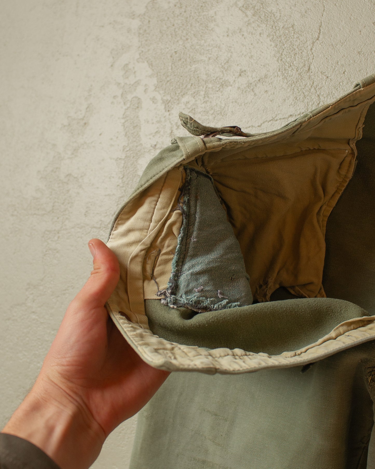 1950s Faded Workwear Pants khaki - W36 L30