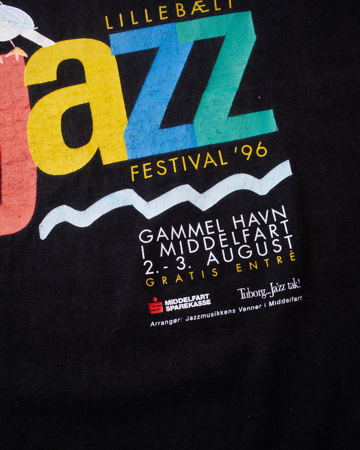 1996 Lillebealt Jazz Festival T-shirt black - L