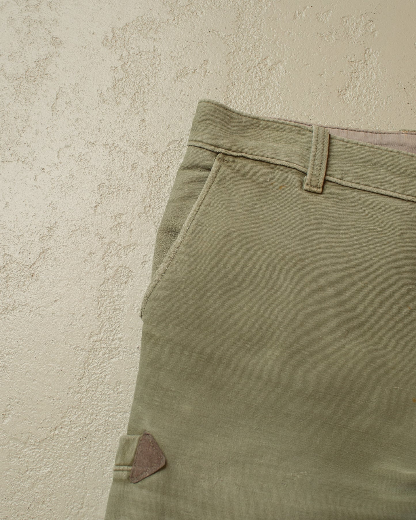 1950s/60s Faded Workwear Pants khaki - W39 L32