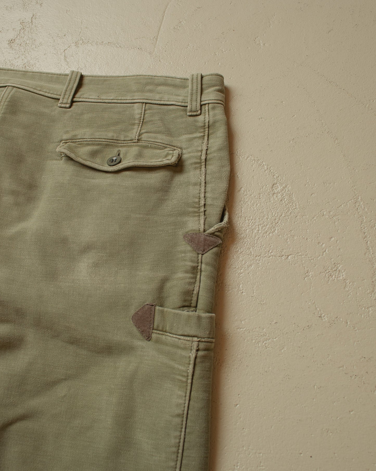 1950s/60s Faded Workwear Pants khaki - W39 L32