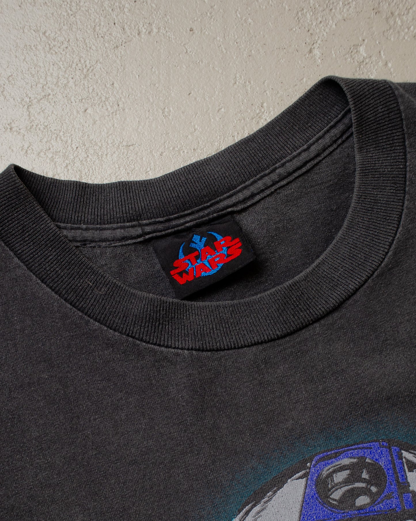 1997 Faded Star Wars R2-D2 T-shirt black - L