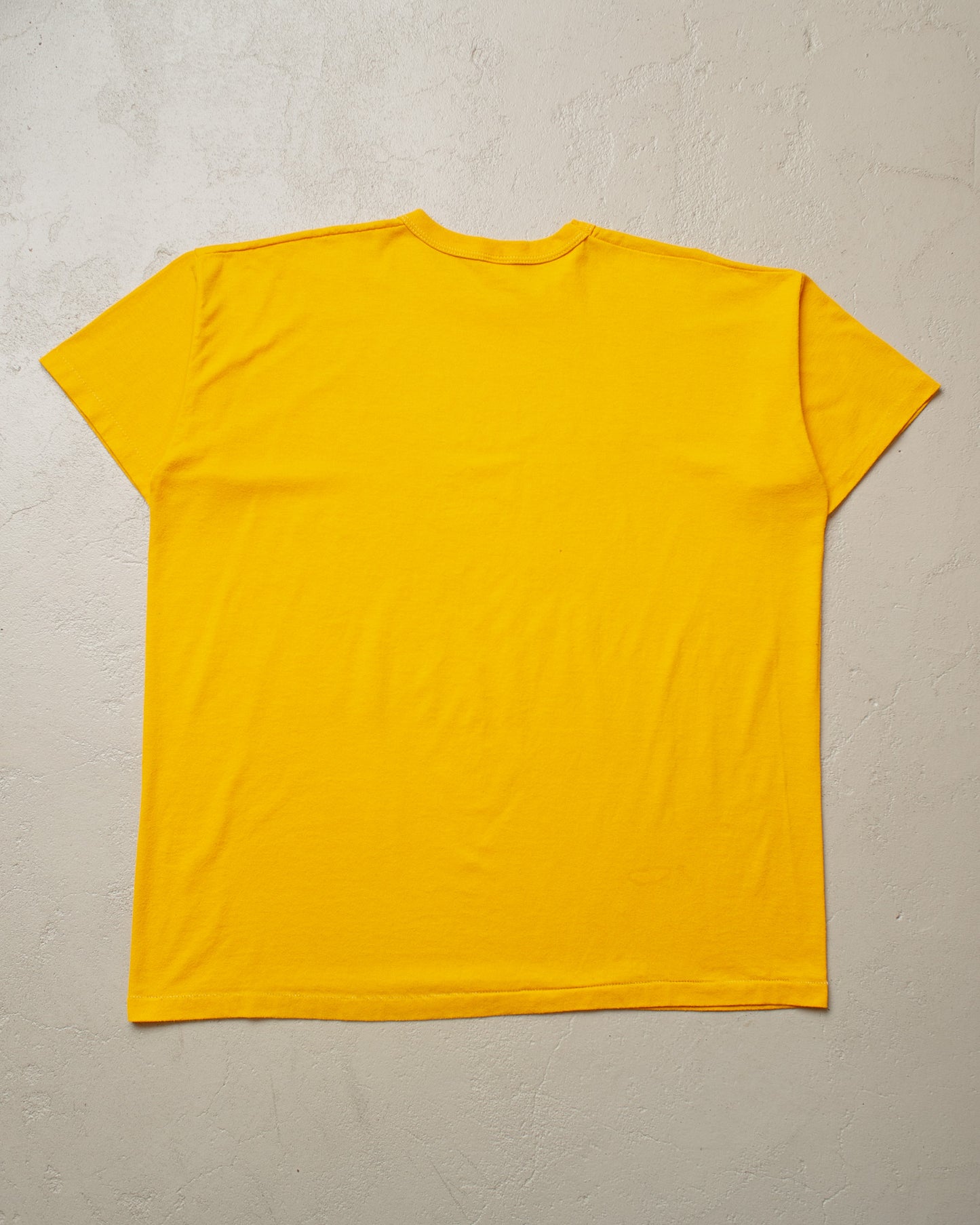 1970s "Give Bobby the Chair" T-shirt yellow - XL