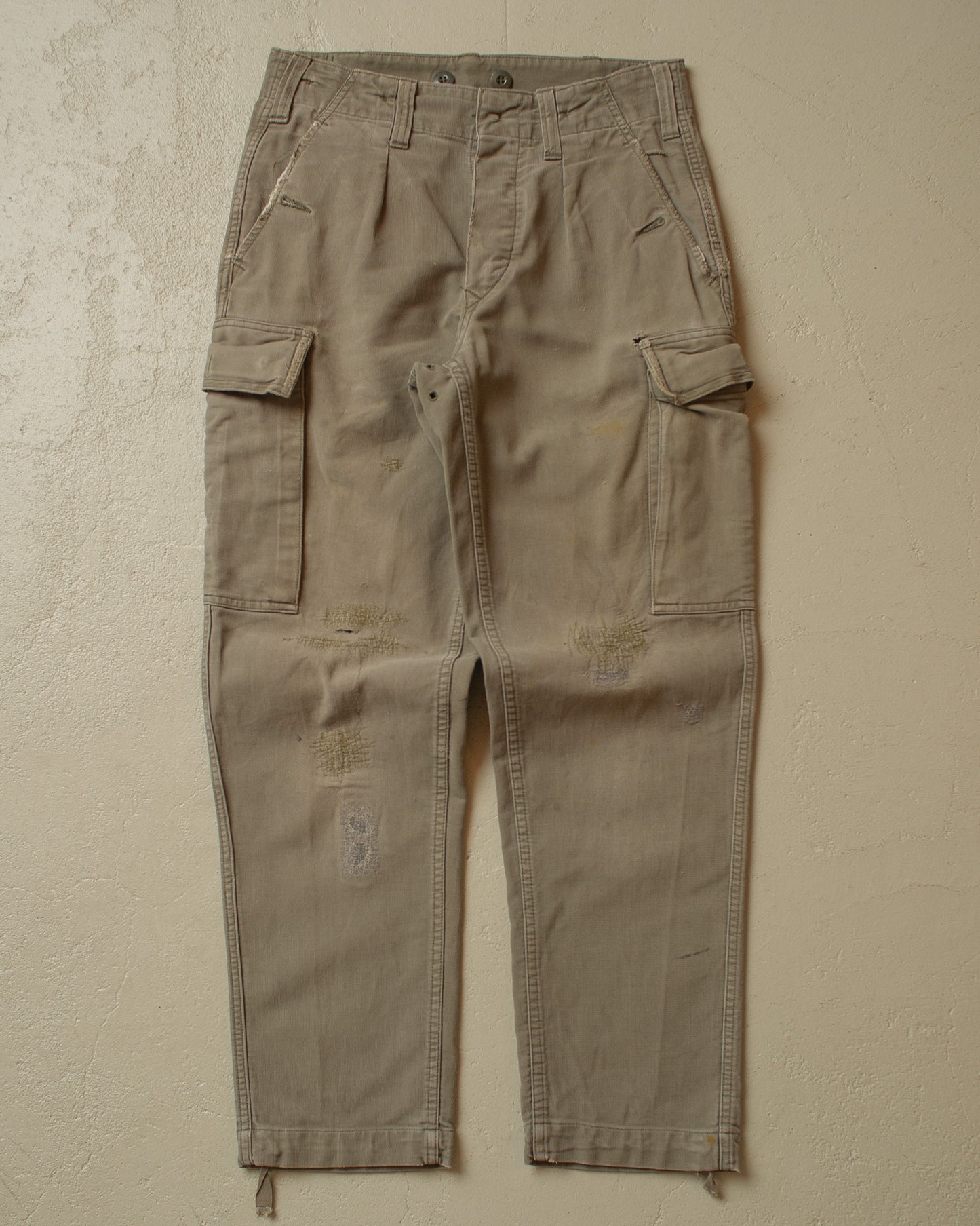 1980 Faded Workwear Cargo Pants grey - W28 L28