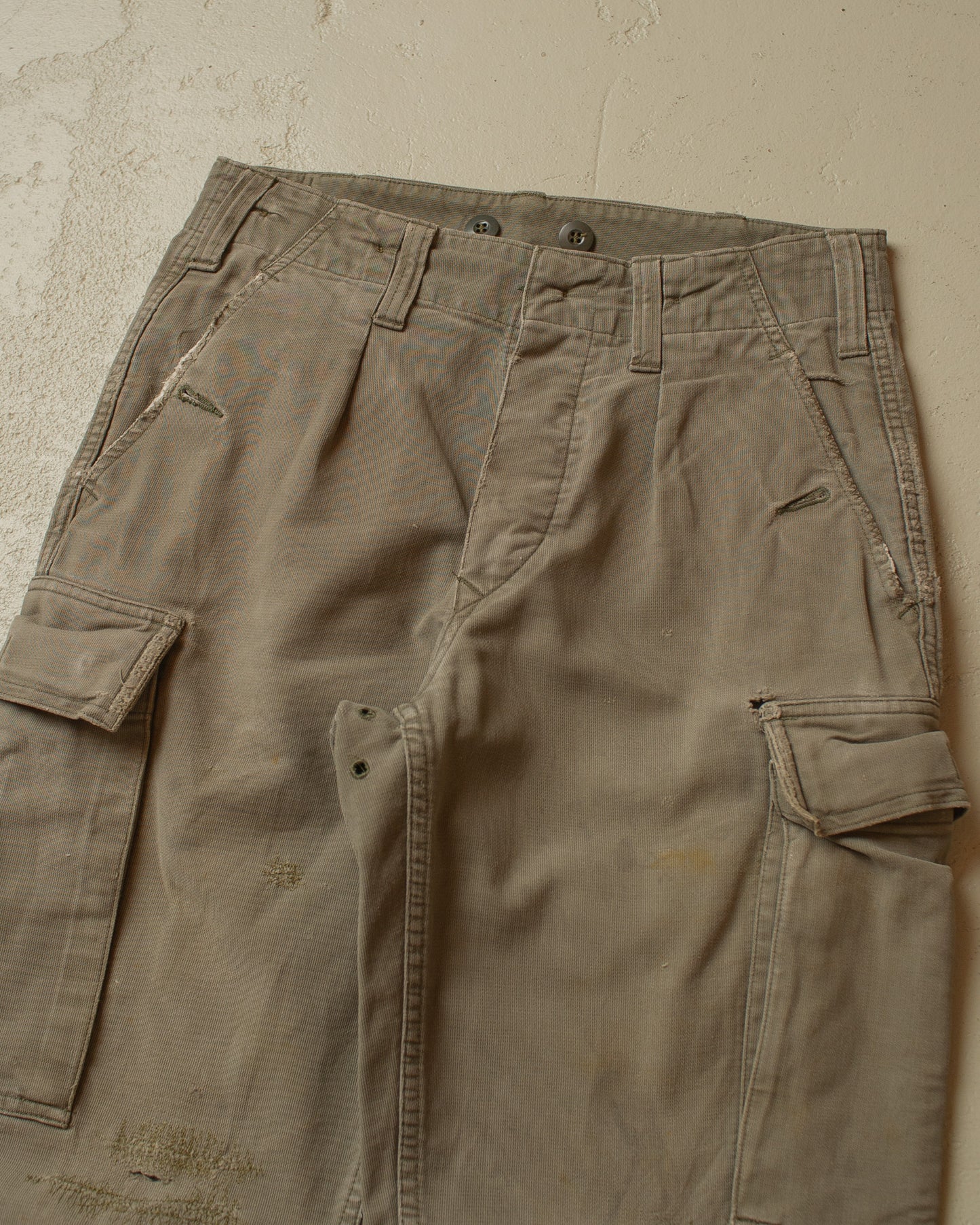 1980 Faded Workwear Cargo Pants grey - W28 L28