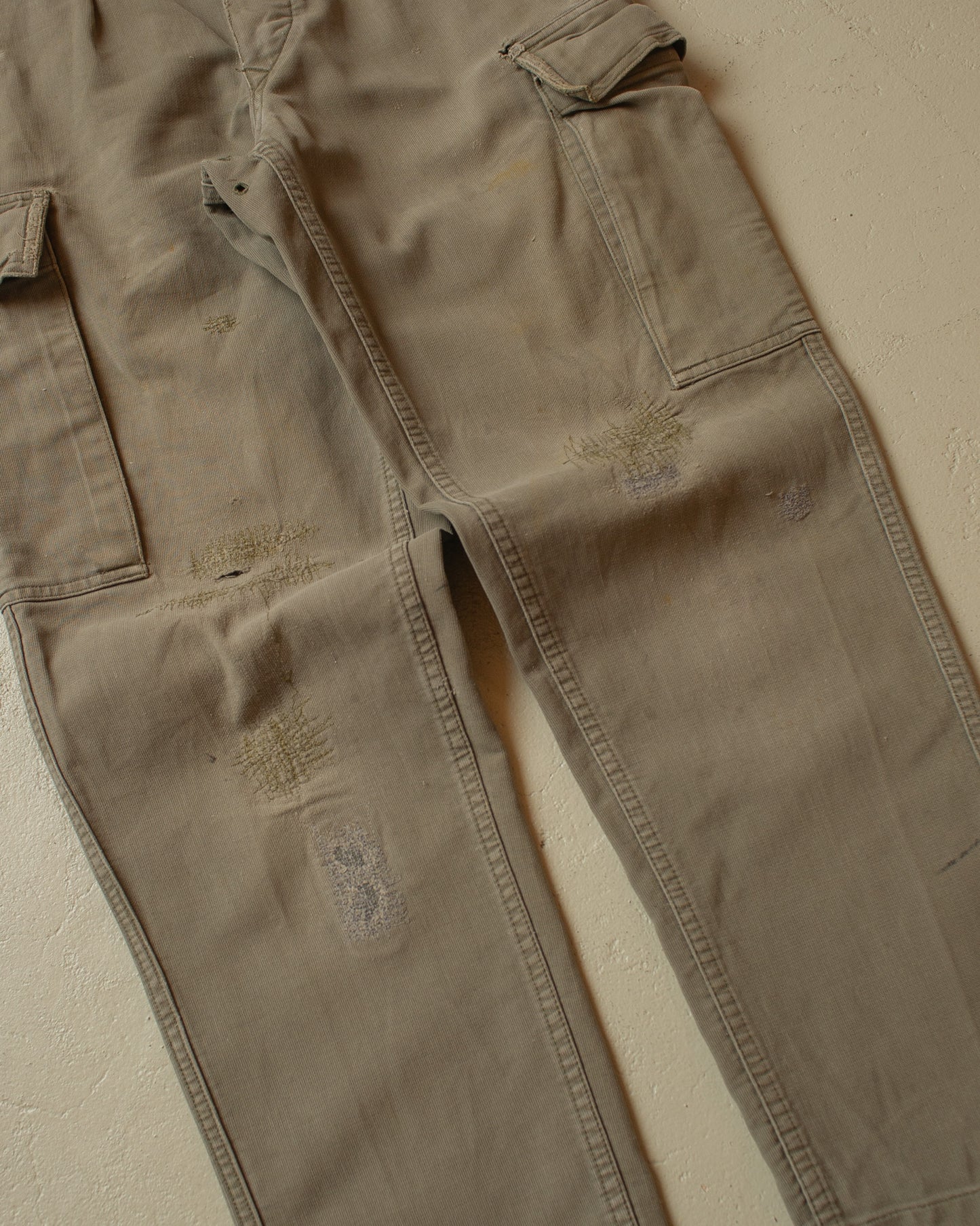 1980 Faded Workwear Cargo Pants grey - W28 L28