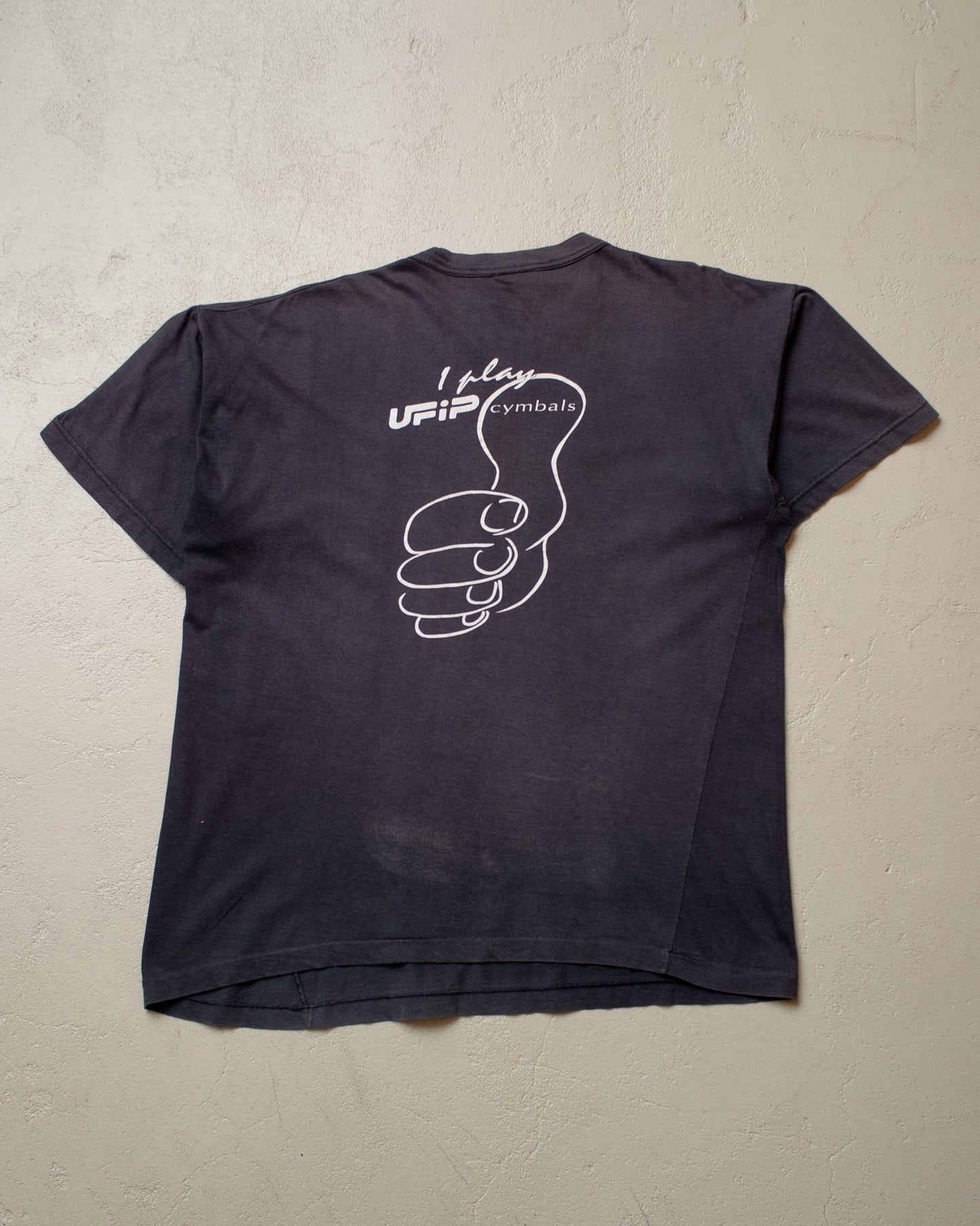 1980s/90s UFIP Cymbals Promo T-shirt black - L/XL