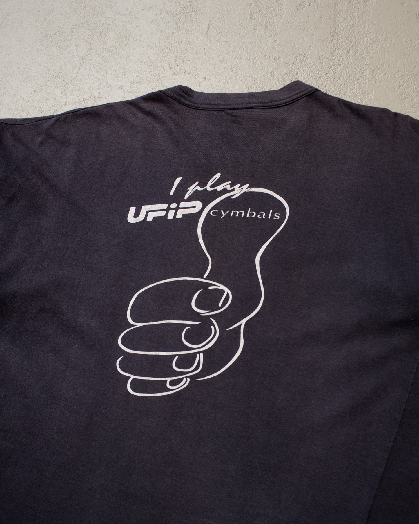 1980s/90s UFIP Cymbals Promo T-shirt black - L/XL