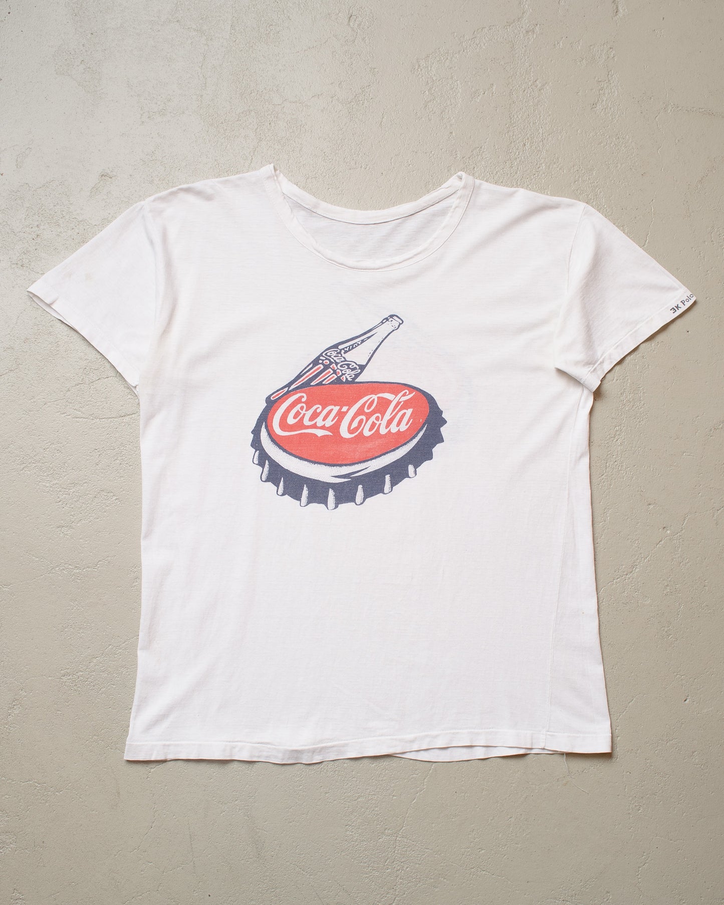 1970s/80s Coca Cola Promo T-shirt white - M/L