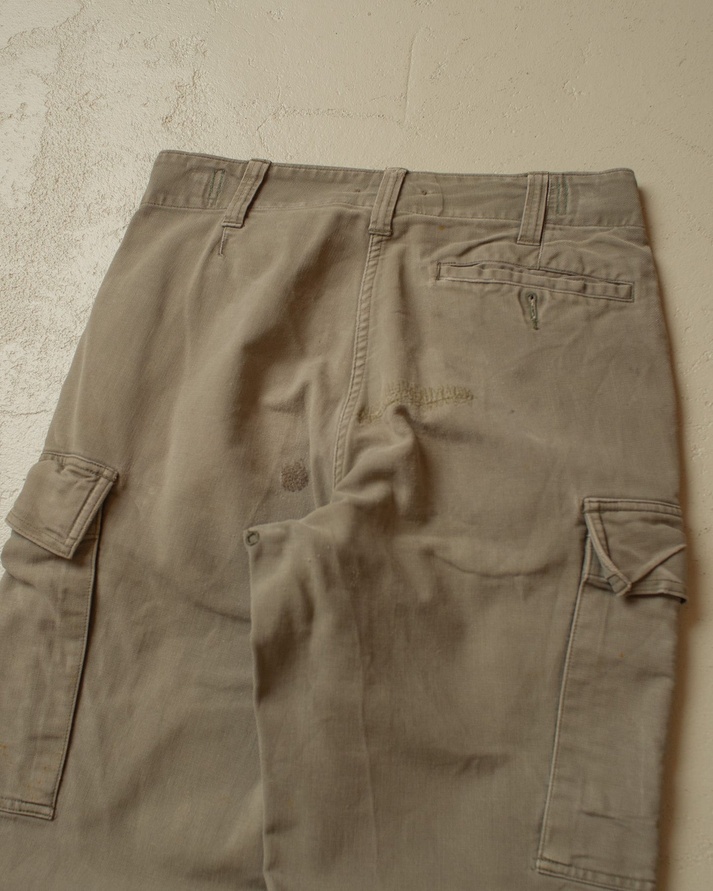 1980 Faded Workwear Cargo Pants grey - W28 L28