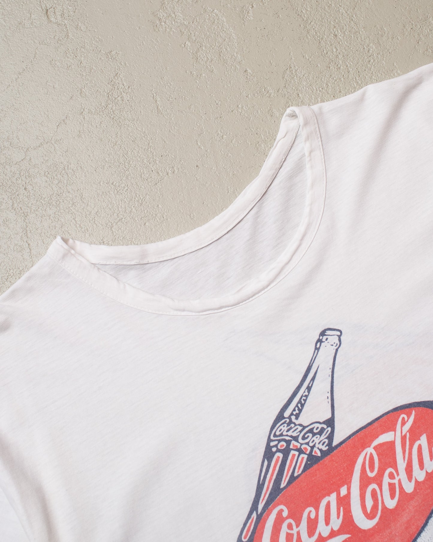1970s/80s Coca Cola Promo T-shirt white - M/L