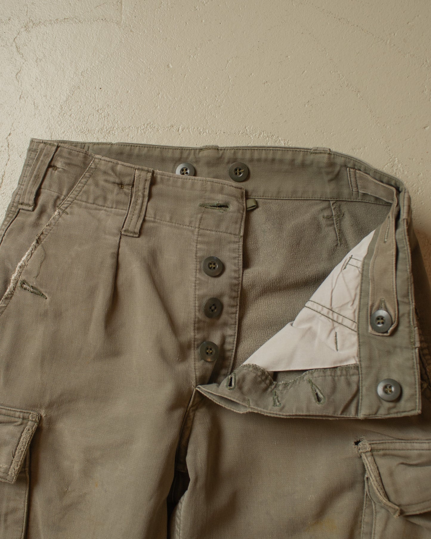 1980 Faded Workwear Cargo Pants grey - W28 L28