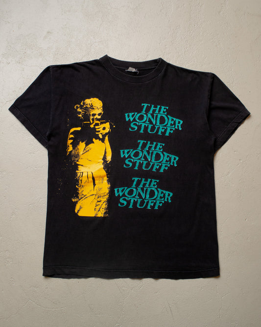 1991 The Wonder Stuff Band T-shirt black - L