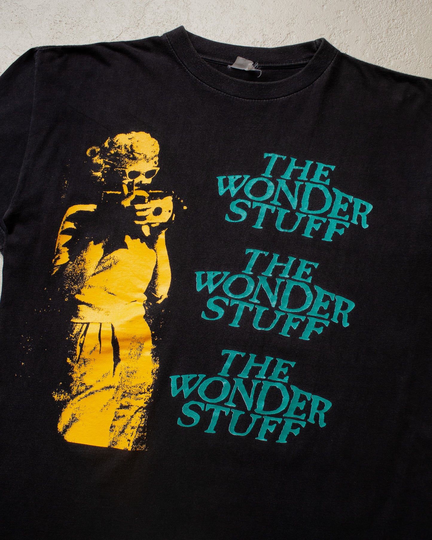 1991 The Wonder Stuff Band T-shirt black - L