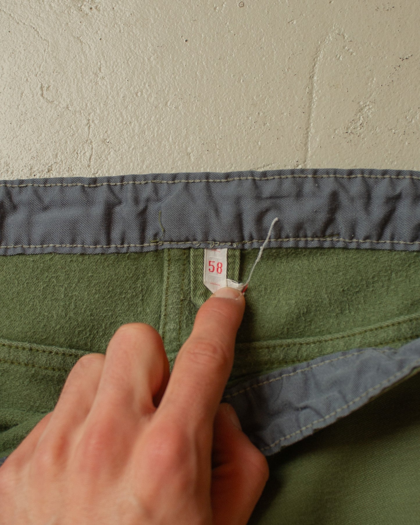 1970s Workwear Pants green - W41 L33