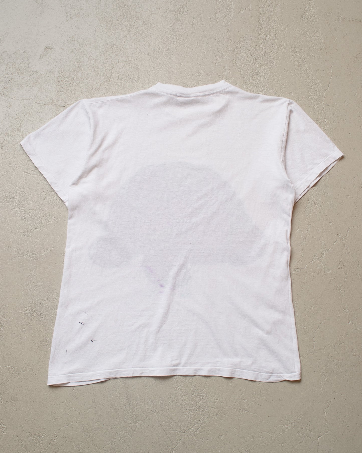 1980s/90s Handpainted Turtle T-shirt white - M