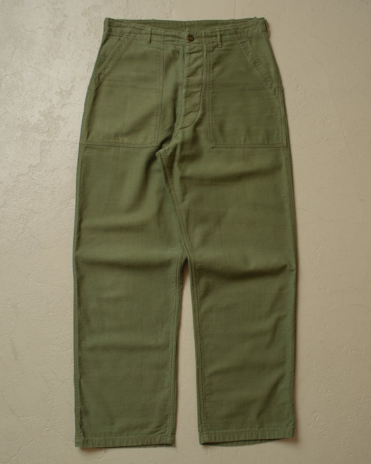 1960s/70s OG 107 Fatique Pants green - W33/34 L33