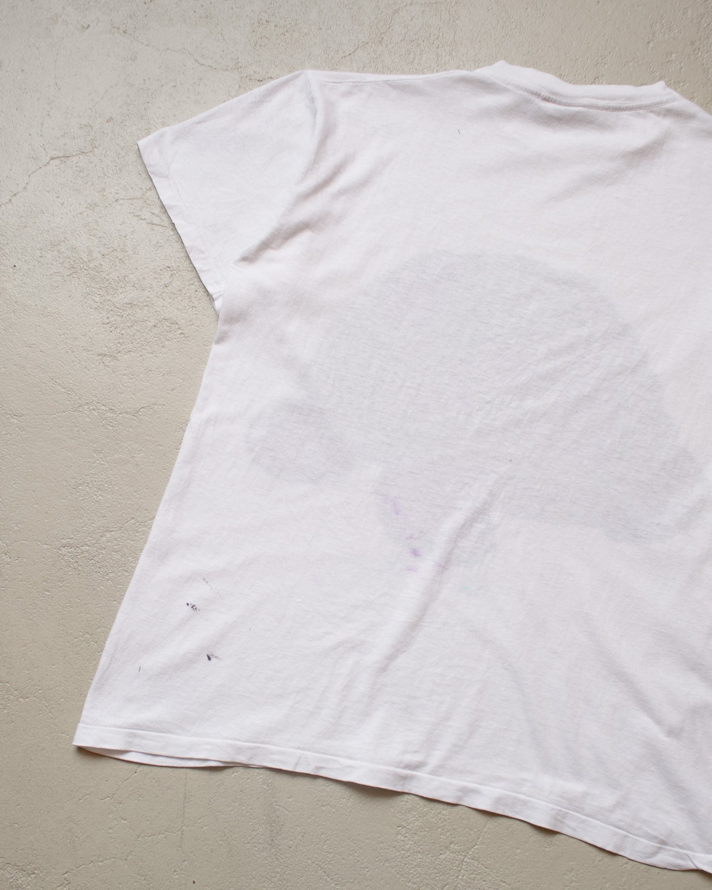 1980s/90s Handpainted Turtle T-shirt white - M