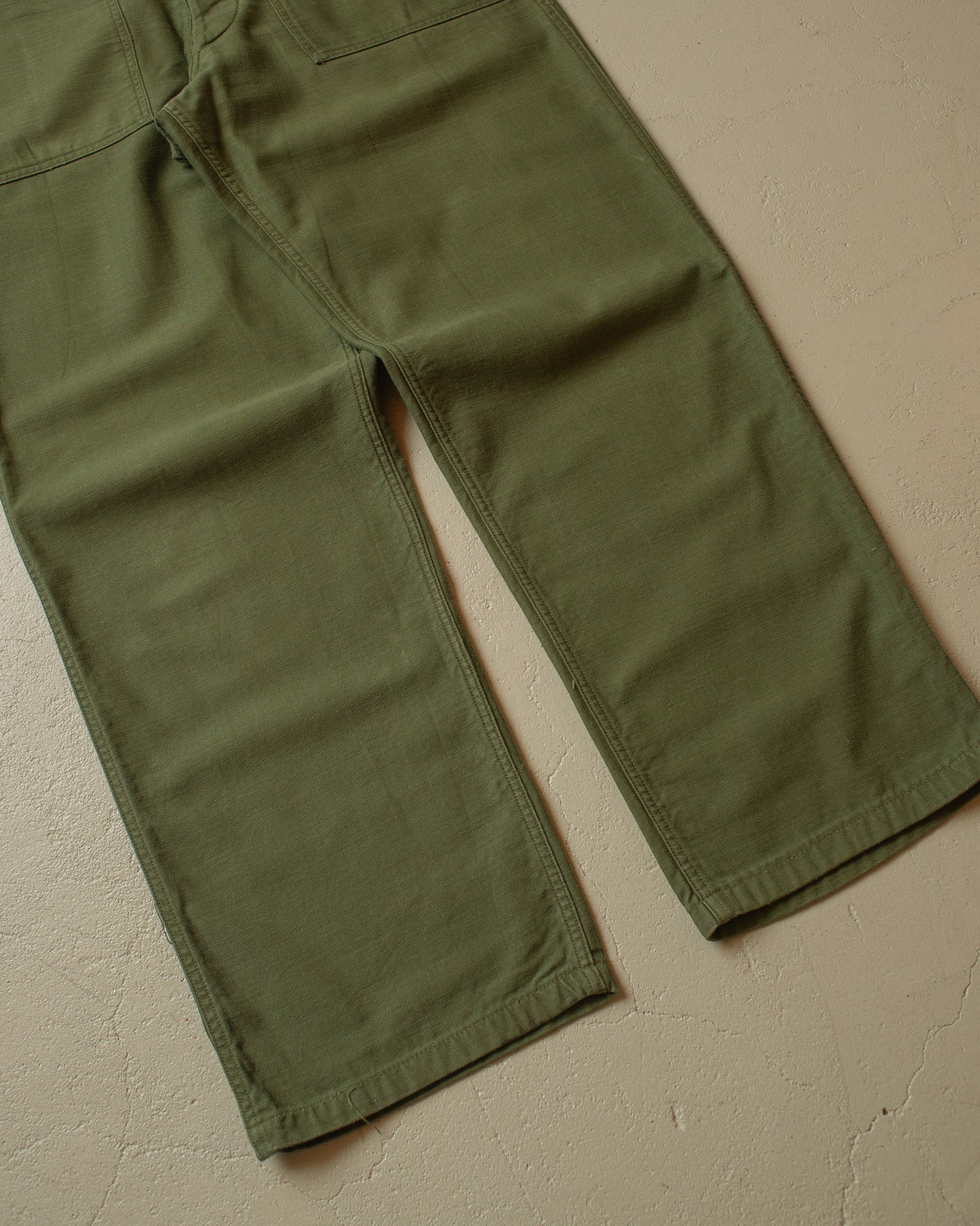 1960s/70s OG 107 Fatique Pants green - W33/34 L33