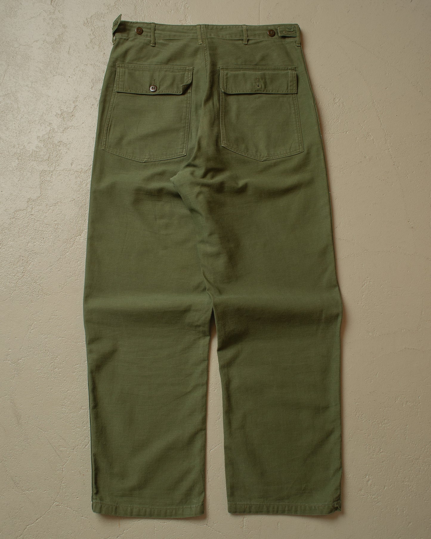 1960s/70s OG 107 Fatique Pants green - W33/34 L33