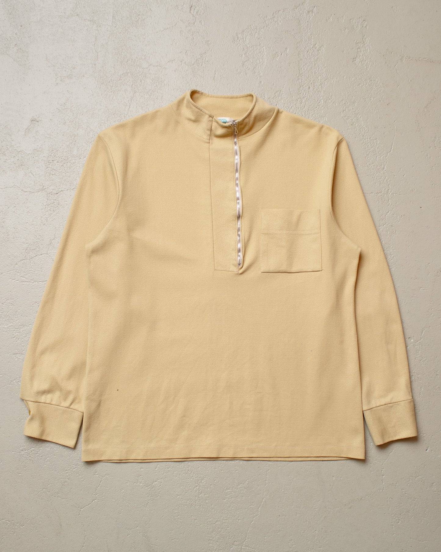 1950s Womens European Longsleeve Shirt beige - M