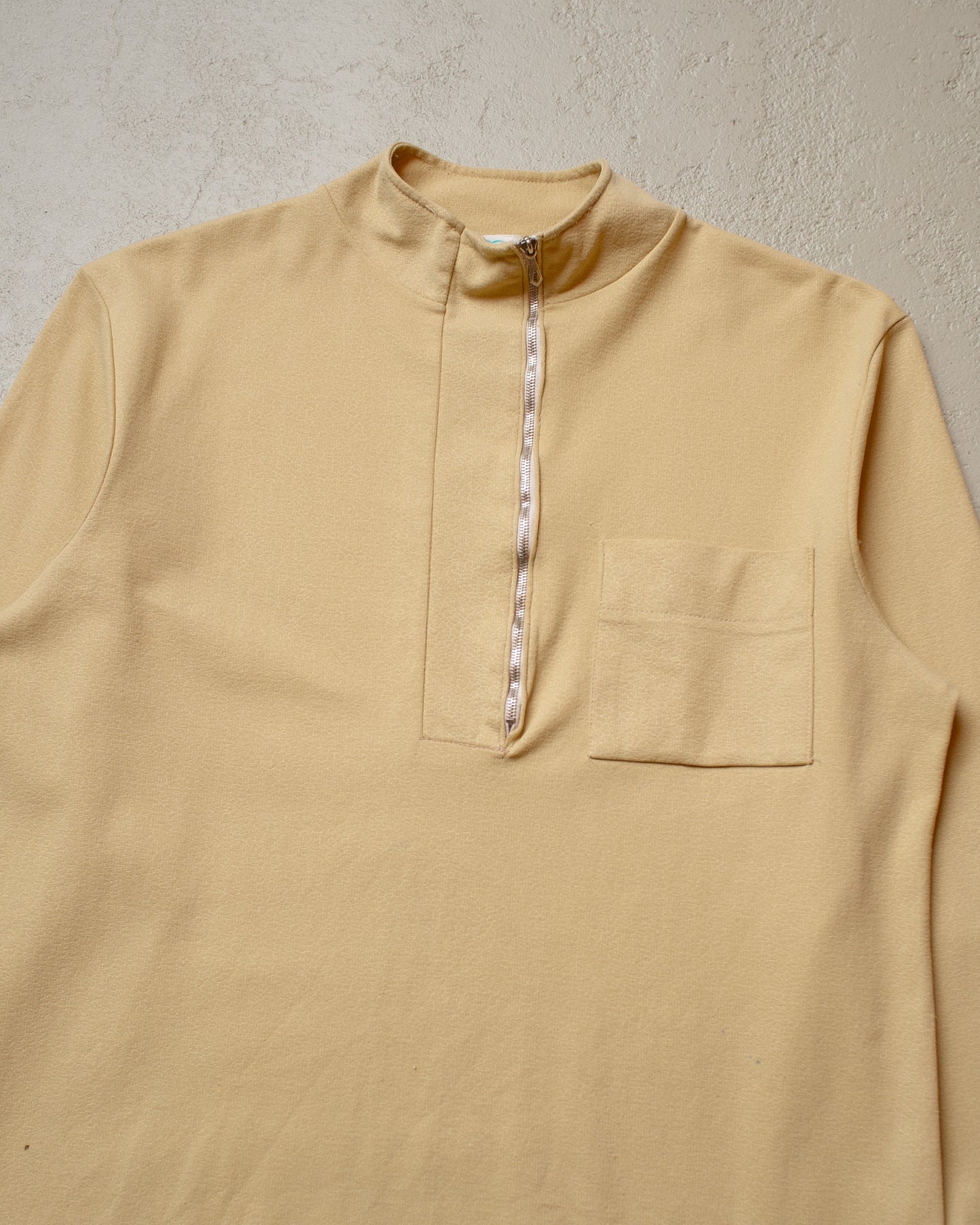 1950s Womens European Longsleeve Shirt beige - M