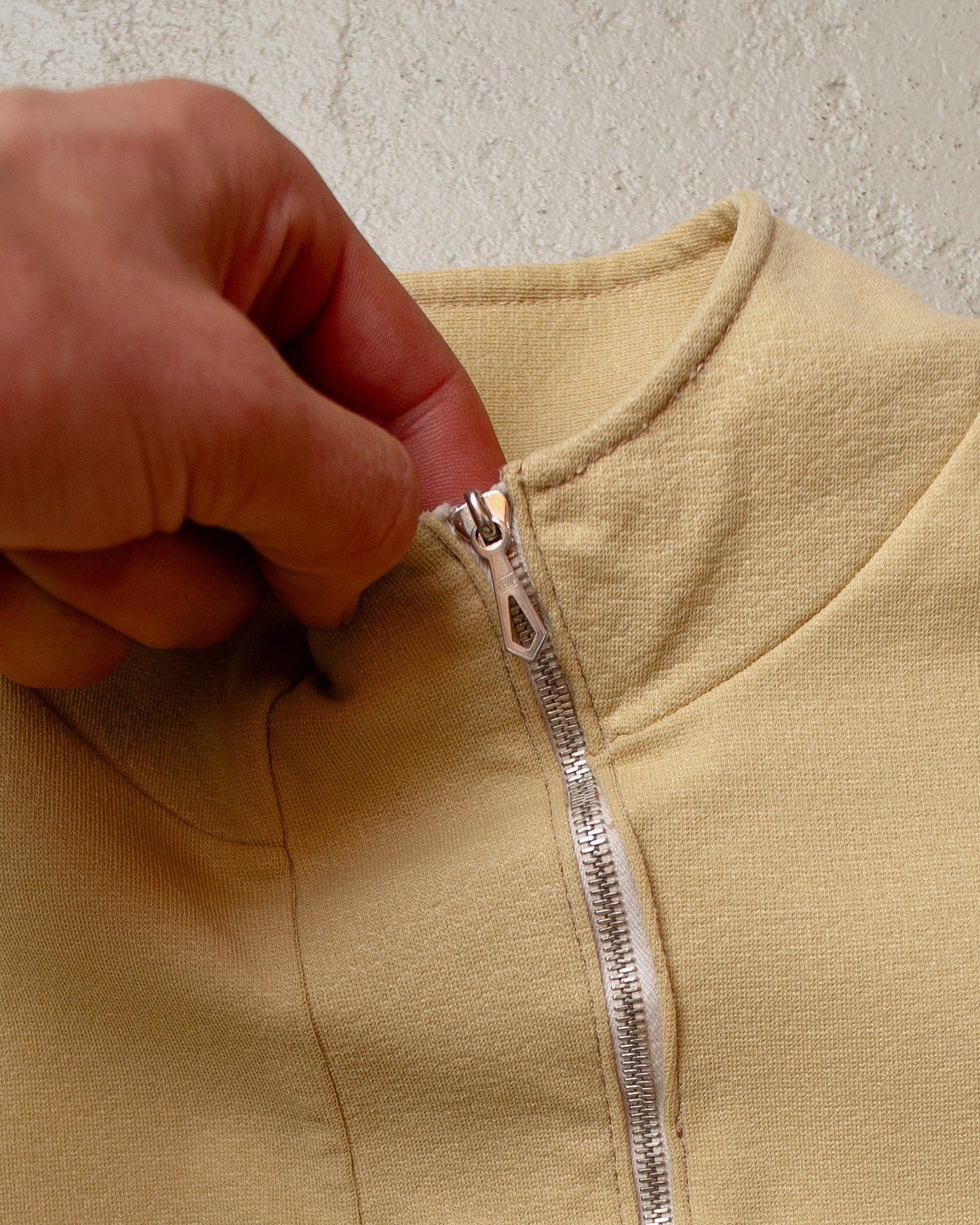 1950s Womens European Longsleeve Shirt beige - M