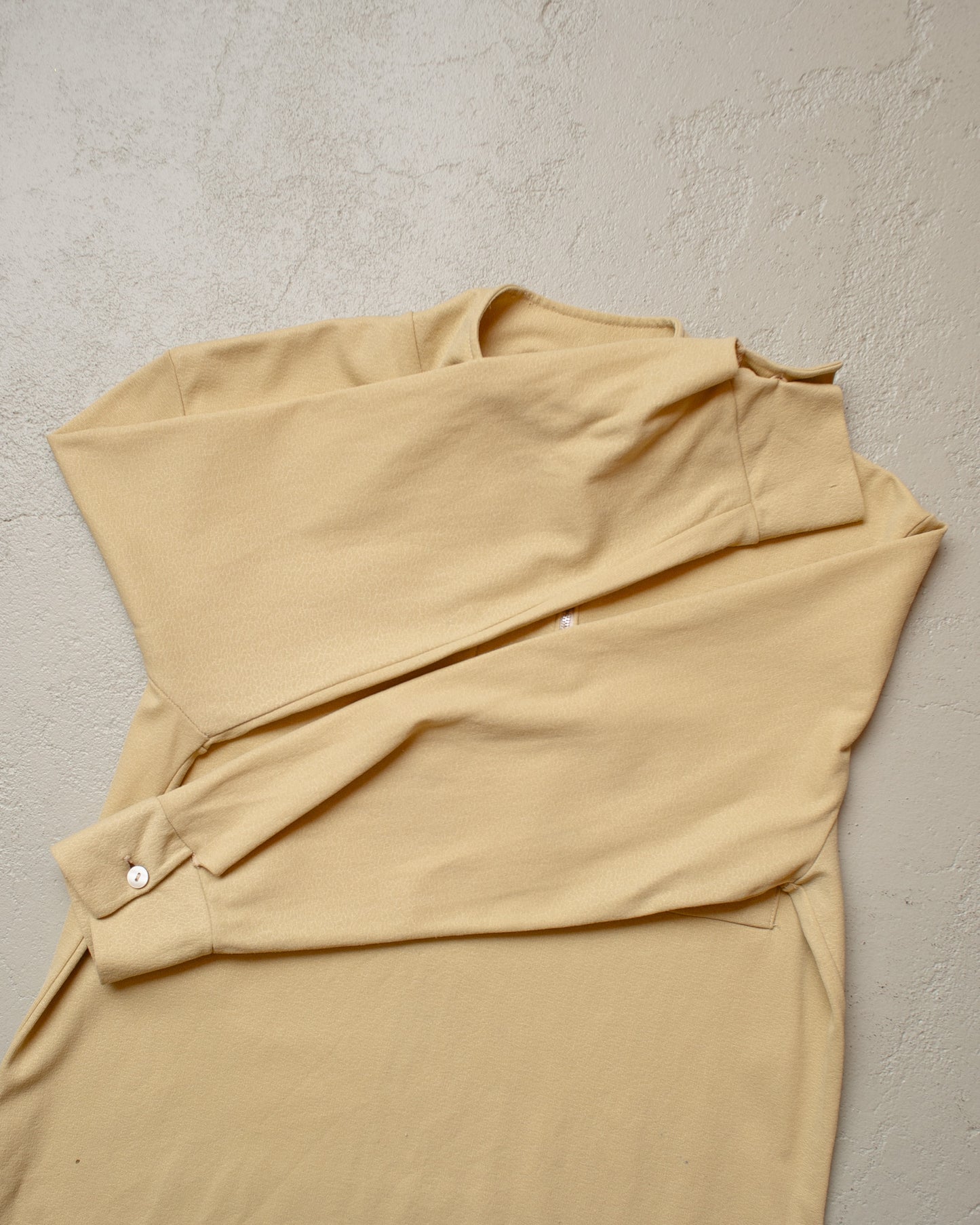 1950s Womens European Longsleeve Shirt beige - M