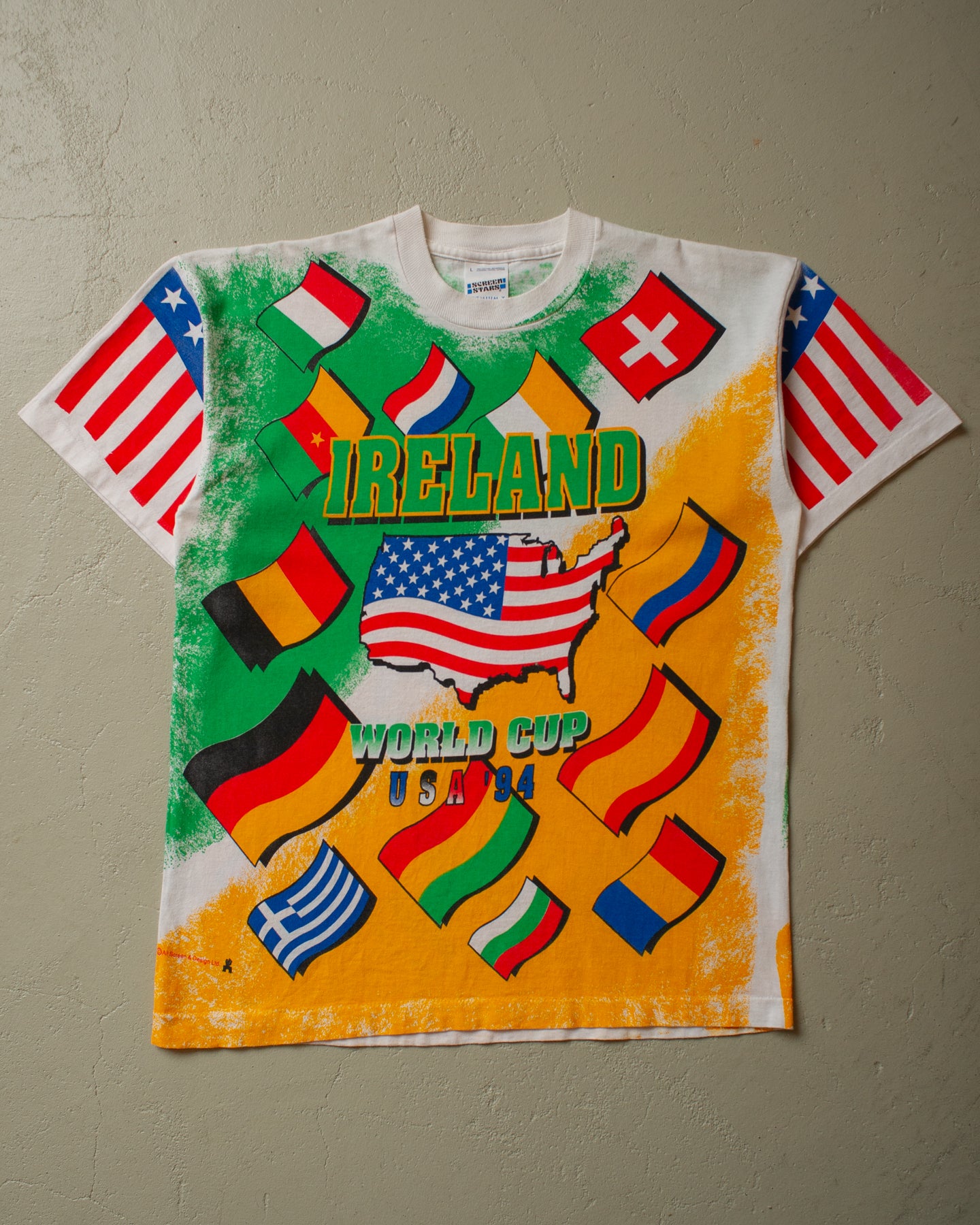 1994 USA World Cup Ireland AOP T-shirt multi - L