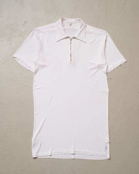 1940s/50s German Spearpoint Sport Shirt white - XS/S