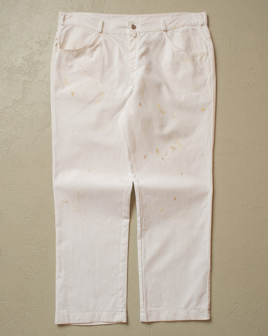 1960s/70s Painter Workwear Pants white - W38 L30
