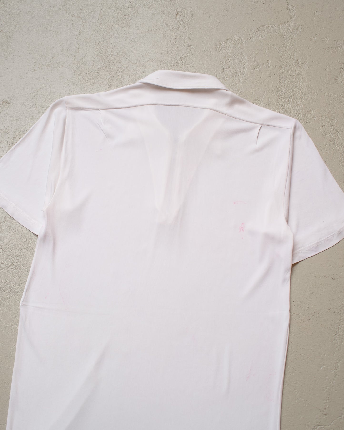 1940s/50s German Spearpoint Sport Shirt white - XS/S