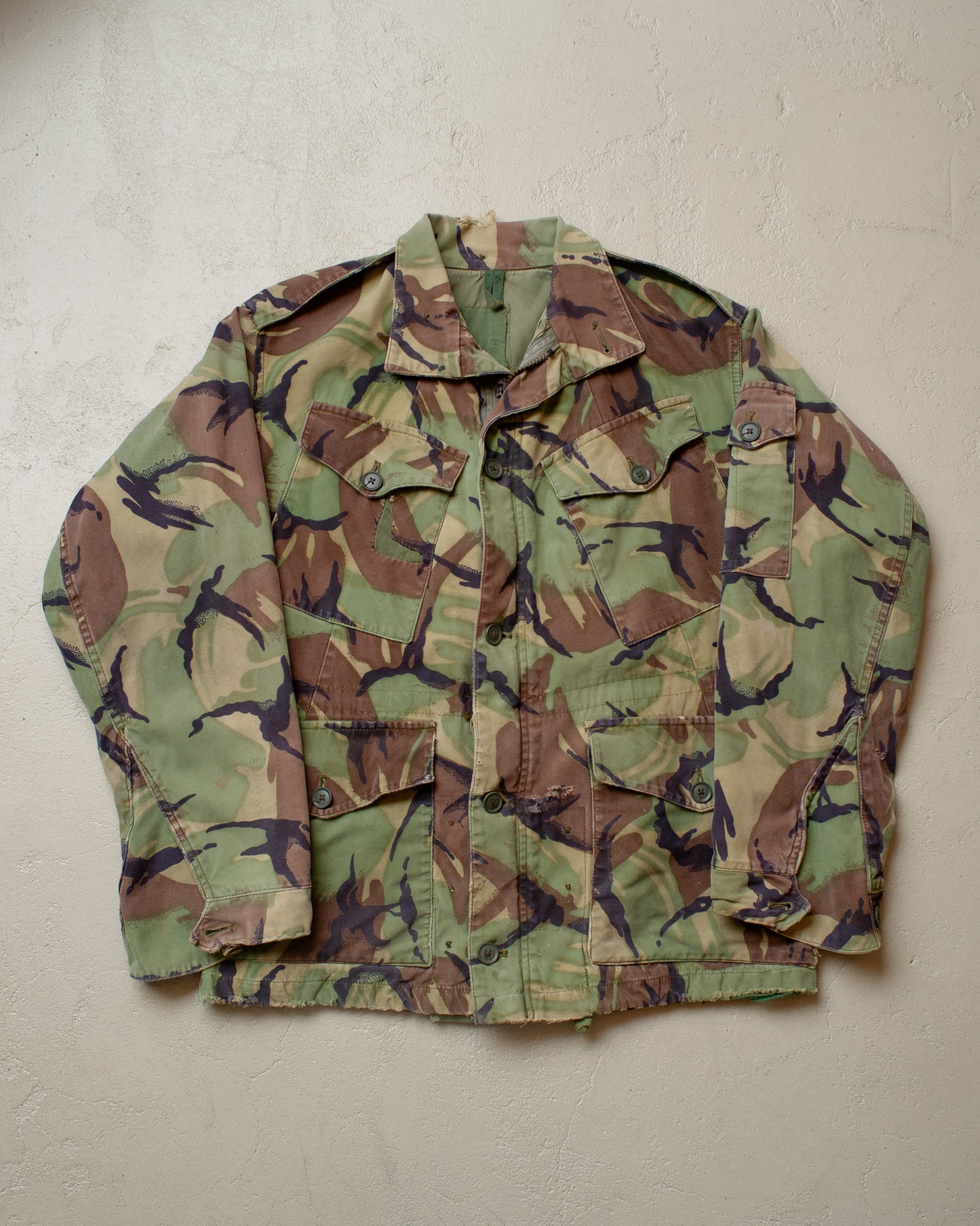 1970s/80s British Army DPM Camouflage Field Jacket - M
